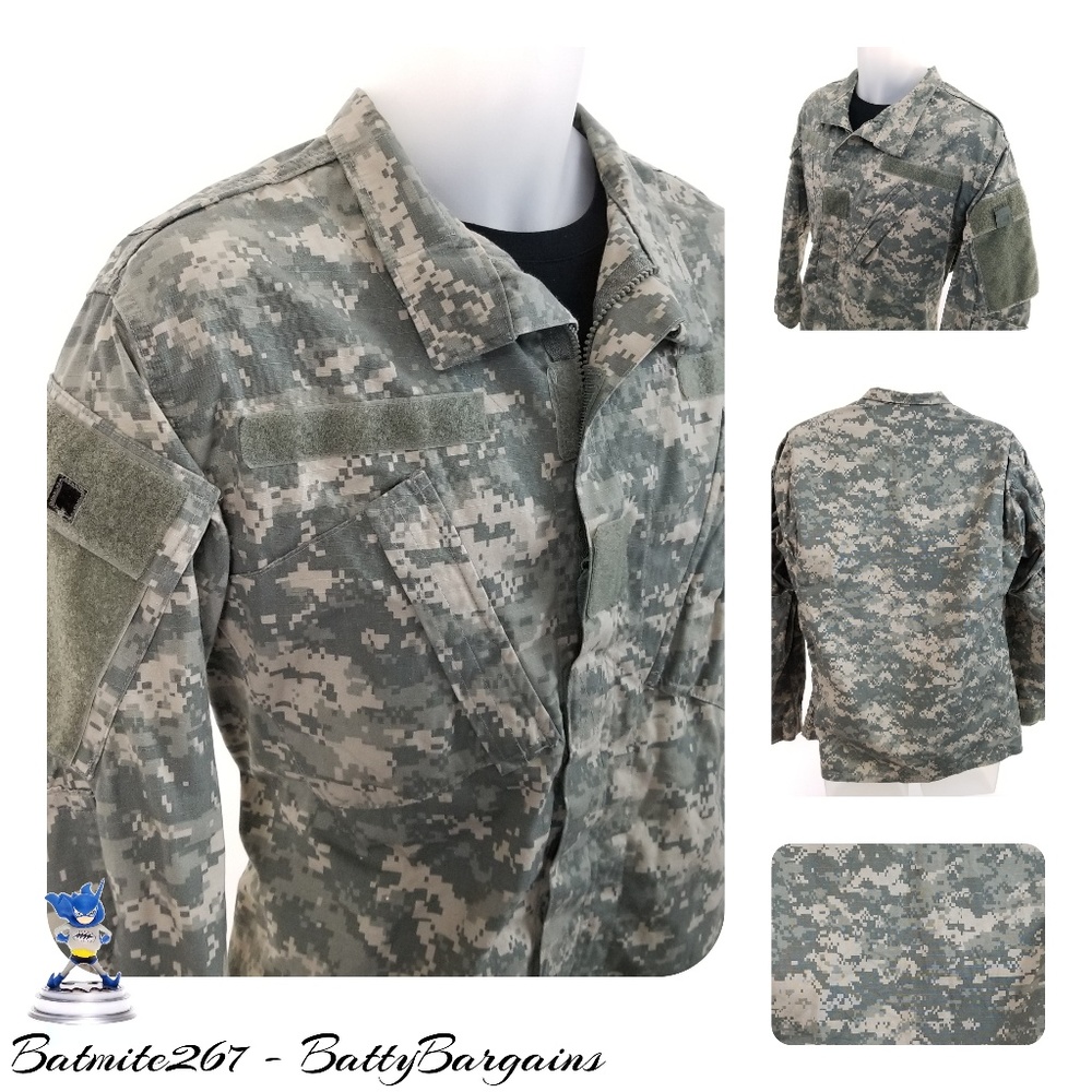 VTG US ARMY Digital Camo Combat M Jacket Mens Coat